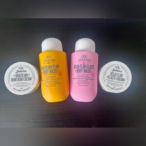 Sol de Janeiro Brazilian Play and Beija Flor Elasti body wash and cream duo